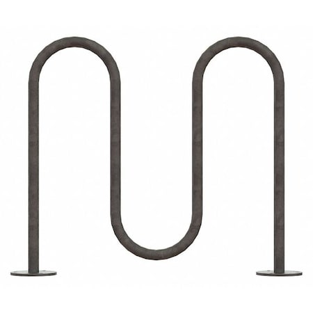 Madrax QS-WP36-5-SF-G Bike Rack, Silver Color, 5 Cap., 39