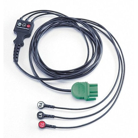 Stryker Physio-Control 11111-000016 LIFEPAK 1000 3-Wire ECG Cable
