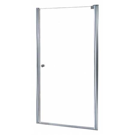 FGI CVSW3572-CL-SV Shower Door, Al, Silver, 34-1/2