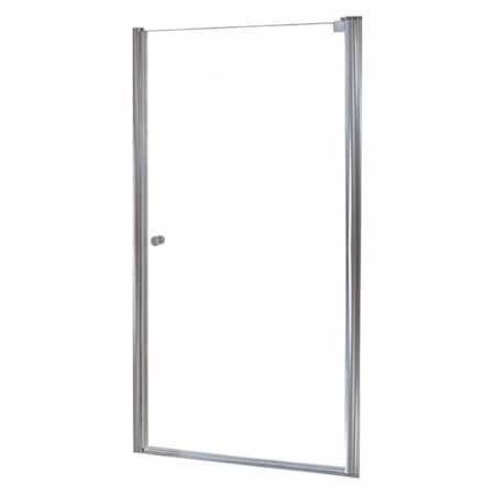 FGI CVSW3572-CL-BN Shower Door, 34.5 in W, 72 in H, Glass