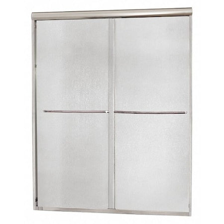 FGI CVSS6072-RN-SV Shower Door, Aluminum, Silver, 60