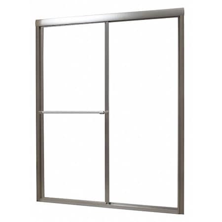 FGI TDSS6070-CL-BN Shower Door, Aluminum, Gray, 60