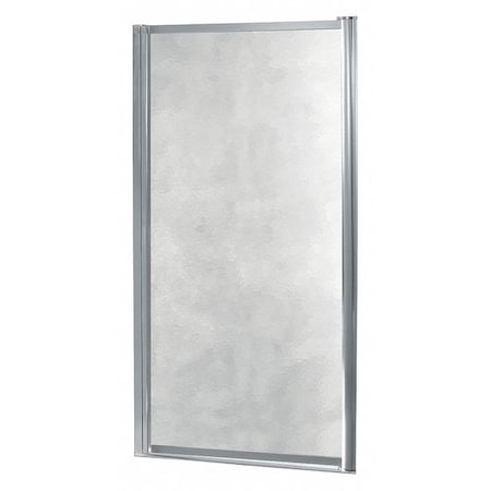 FGI TDSW2965-OB-SV Shower Door, Aluminum, Silver, 29