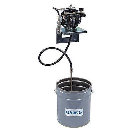 Binks DX70R3-WF Diaphragm Pump, 16 in. L x 14 in. H