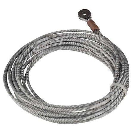 DAYTON EW-17 Wire Rope Assembly, 20 ft.
