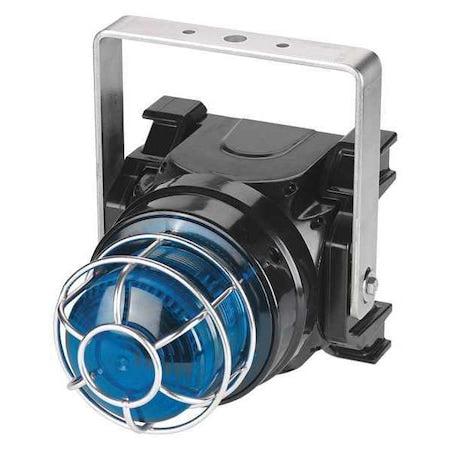 Federal Signal G-STR-120-T-B Strobe Light, Blue, Xenon, 120V AC, 60 FPM, Not Applicable Dia., U-Bracket