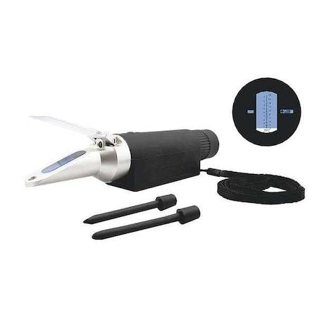 Laxco RLB-18ATC Analog Refractometer, Brix, 9 in.L x 2 in.H