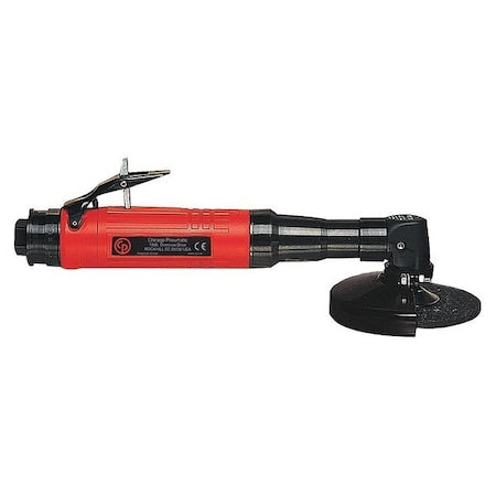 Chicago Pneumatic CP3109-13A4ES Extended Angle Grinder, 3/8 in Air Inlet, Heavy Duty, 13,000 rpm, 0.8 hp