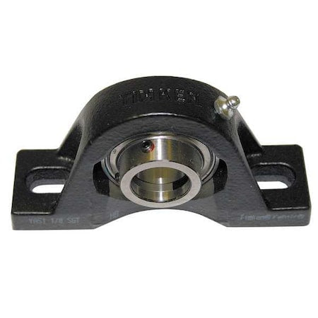 Timken YAS 1 3/8 SGT Pillow Block Bearing, Cast Iron Housing Material, Set Screw, Ball, 1-3/8 in Dia, Alloy Steel Insert