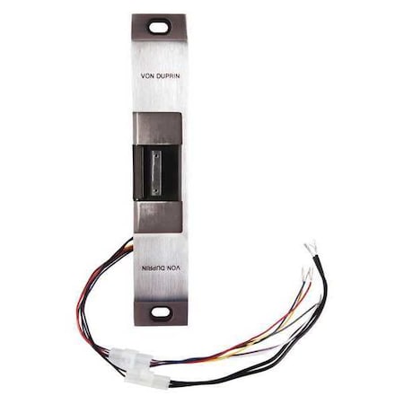 VON Duprin 6112 24V US32D DS CON Electric Door Strike, Stainless Steel, Stainless steel, For Use With: Rim Exit Device