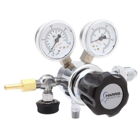 Harris KH1006 High Purity Gas Regulator, Hydrogen, Methane, Single Stage, 0.825
