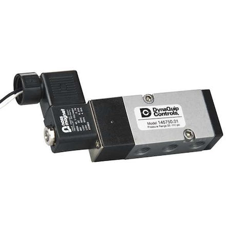 Dynaquip Controls 145750.04 Solenoid Air Control Valve, 1/4 In, 12V DC