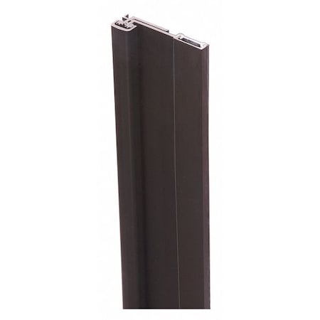 National Guard HD2100DKB-83 Piano Hinge, Aluminum Alloy, Full Surface Mounting, 1 5/8 in Leaf W x 83 in Leaf H