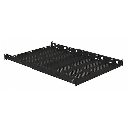 Video Mount Products ERS1U4P 1U Vented Adjustable Four Post Rack Shelf