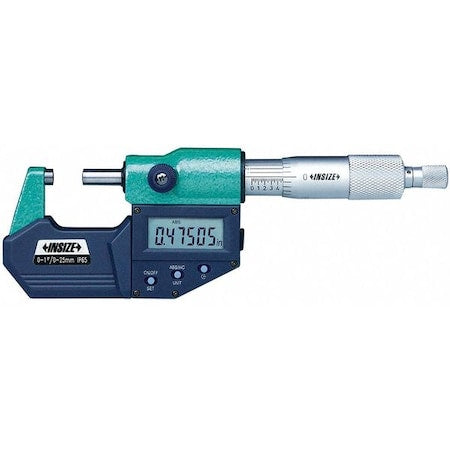 Insize 3101-50E Electronic Outside Micrometer, 1 to 2
