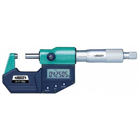 Insize 3108-4 Electronic Outside Micrometer, 3 to 4