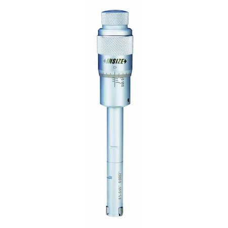 Insize 3227-E16 Inside Micrometer, Adjustable Rod Type, 0.0002