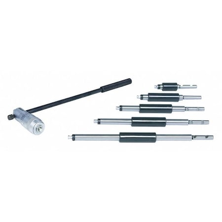 Insize 3221-40 Tubular Inside Micrometer, Curved Anvil