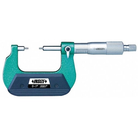 Insize 3233-6B Spline Micrometer, Ratchet Thimble
