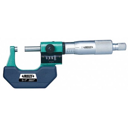 Insize 3400-4 Outside Micrometer, Ratchet Thimble