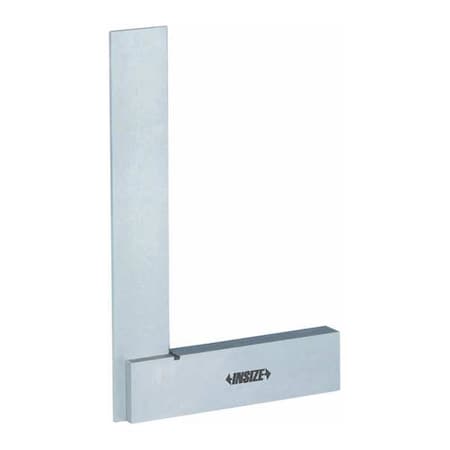 Insize 4707-400 90 deg. Wide-Base Pre Steel Sq, Carbon St