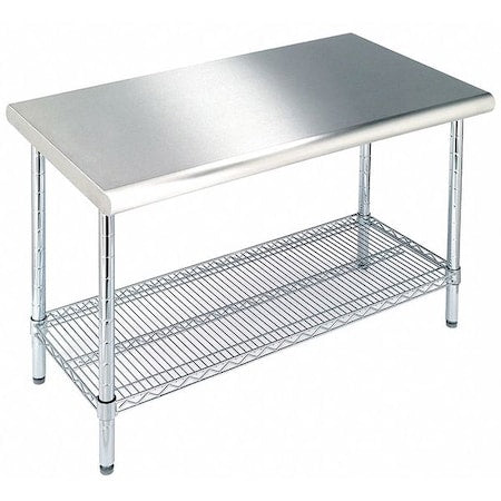 Seville Classics SHE18308B Work Table, 35-1/2
