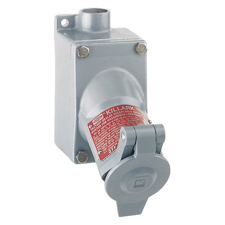 Hubbell Killark UGR1-20232QW 2W 2P 30A Hazardous Location Receptacle 240V AC 6-20R