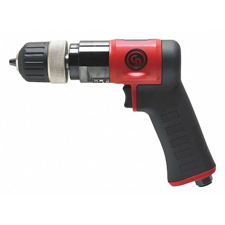 Chicago Pneumatic CP9287C Air-Powered Drill, 1/4 in, NPT, Keyless