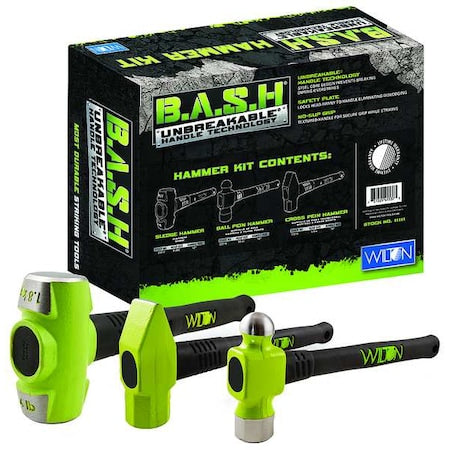 Wilton 11111 Hammer Kit, Black Handle, Nonslip Grip