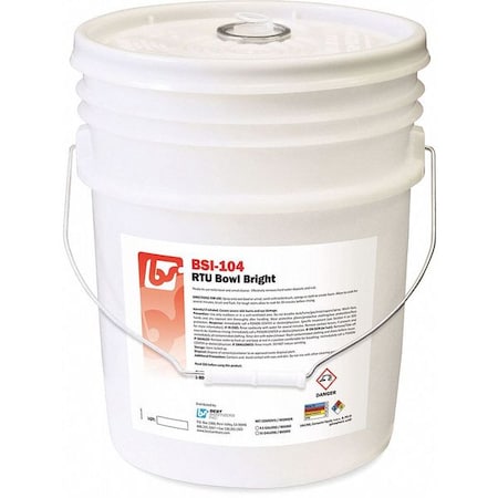 Best Sanitizers BSI1042 Toilet Bowl Cleaner, 5 gal, Bucket
