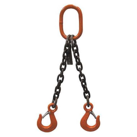 Stren-Flex SF1610G10DOS Chain Sling, 1/2 in Size, 10 ft L, DOS Sling