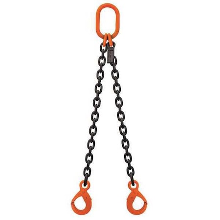 Stren-Flex SF1608G10DOL Chain Sling, 1/2 in Size, 8 ft L, DOL Sling