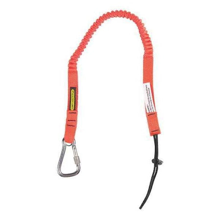 Gear Keeper TL1-3024-10PK Tool Lanyard, 46 in L, Orange, 15 lb, SS