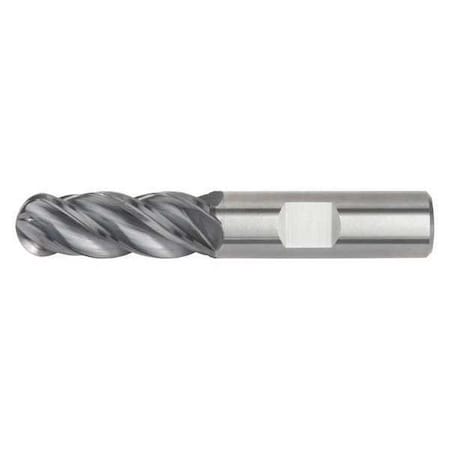 Widia 4V0016006XW End Mill, AlTiN, 0.6250 in Millng Dia, 4V00