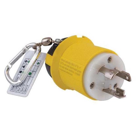 Hubbell Wiring Device-Kellems HBLT26CM11 Circuit Tester, No Display, 125 V AC