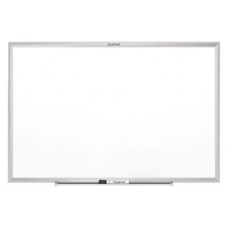 Quartet SM534-24 Dry Erase Board, Steel, 36 in, 48 in, Aluminum Frame, White, Gloss