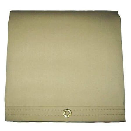 Mauritzon IHT-10-1020 Heavy Duty Tarp, 9 ft 4 in x 19 ft 6 in, 20 Mil, Tan, Vinyl