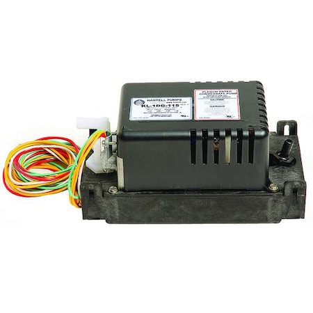 Hartell KL-1DG-277 Condensate Pump, 1/4 gal, 1/30 hp, 277V AC