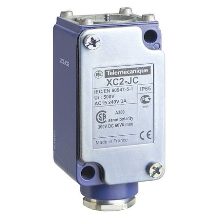 Telemecanique Sensors ZC2JC1H5 Limit Switch Body, NonPlug-In, Metal, SPDT