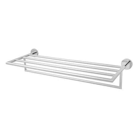Speakman SA-2003-BN Towel Rack, Silver, 4 7/8 in H, 25 7/8 in W