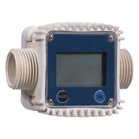 Blue DEF DEFFM Flowmeter, Turbine, LCD, 4 to 15 gpm