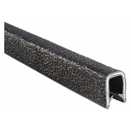Trim-LOK 1350B2X1/4-250 Trim Seal, PVC, Aluminum, 250 ft Length, 3/4 in Overall Width