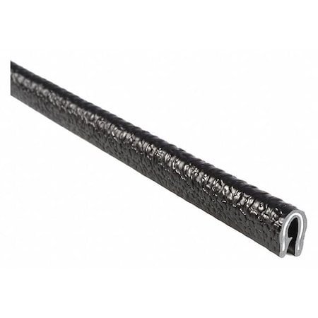 Trim-LOK 1350B2X1/2-250 Trim Seal, PVC, Aluminum, 250 ft Length, 5/8 in Overall Width