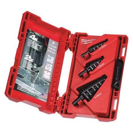 Milwaukee Tool 48-89-9399 3 Pc. Metric Step Bit Set