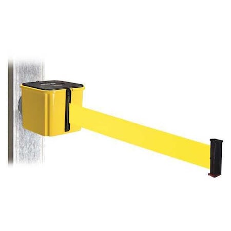 Retracta-Belt WH412YW30-YW-MM Belt Barrier, Ylw, Magnet, Ylw Belt, 30 ft. L