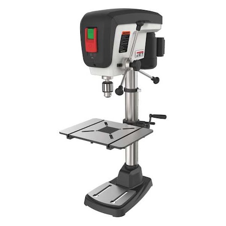 JET JDP-15B Bench Drill Press, Belt Drive, 3/4 hp, 115/230V AC V, 15 in Swing, 16 Speed