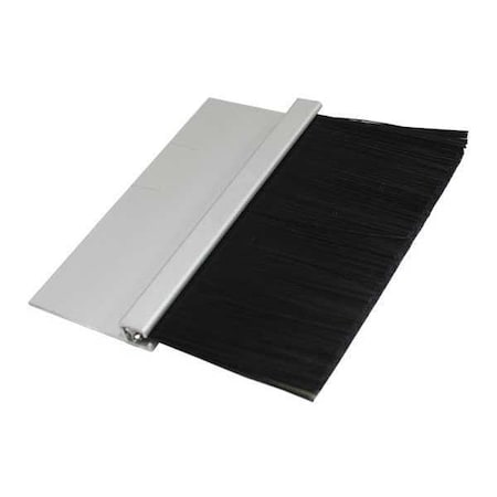 American Garage Door Supply BNS22-8 Brush Seal, Nylon, 2 in L, 8 ft W, Black