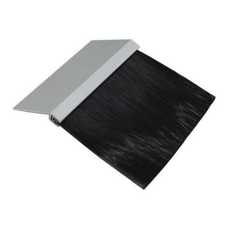American Garage Door Supply BN41783-8 Brush Seal, Nylon, 3 in L, 8 ft W, Black