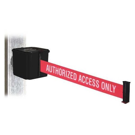 Retracta-Belt WH412SB25-AAO-MM Belt Barrier, Authorized Access Only, 4 in H
