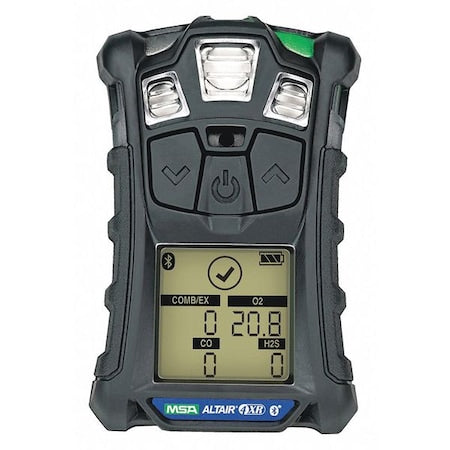 MSA Safety 10178568 ALTAIR 4XR Multi-Gas Detector, Audible, LCD, 1 day Battery Life